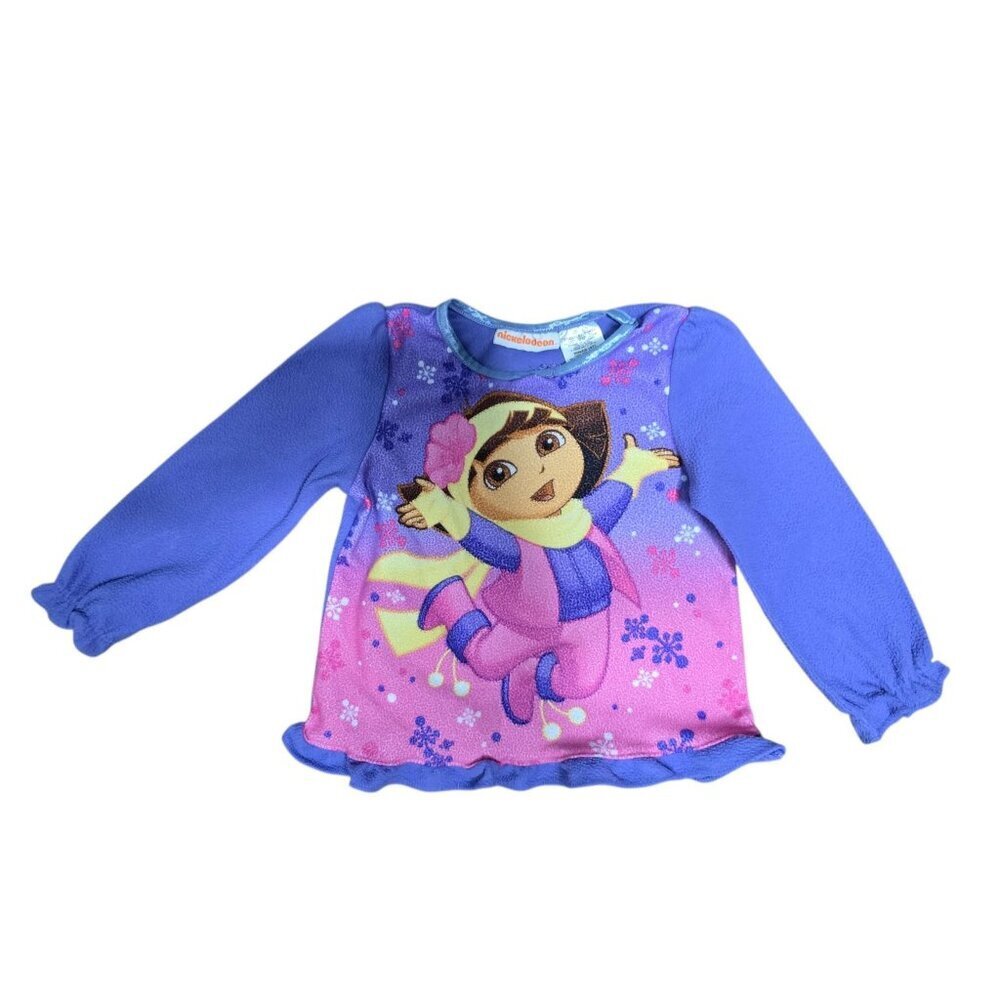 2011 Nickelodeon Dora The Explorer Purple Pajama Top 4T